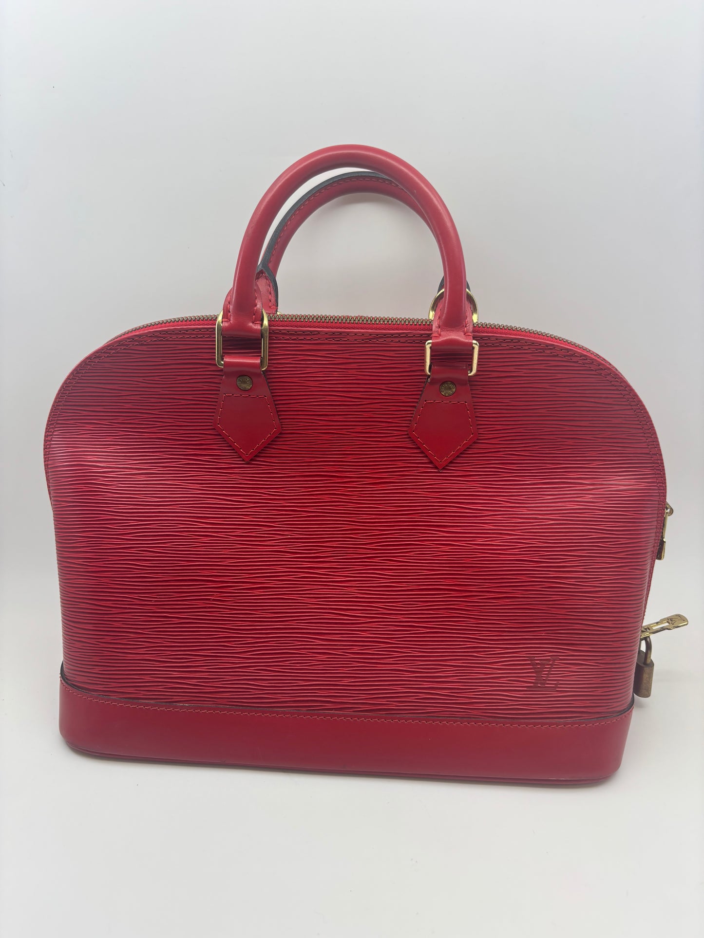 Louis Vuitton Alma PM in Red Epi Leather