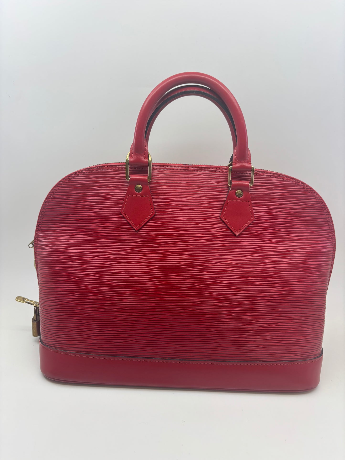 Louis Vuitton Alma PM in Red Epi Leather