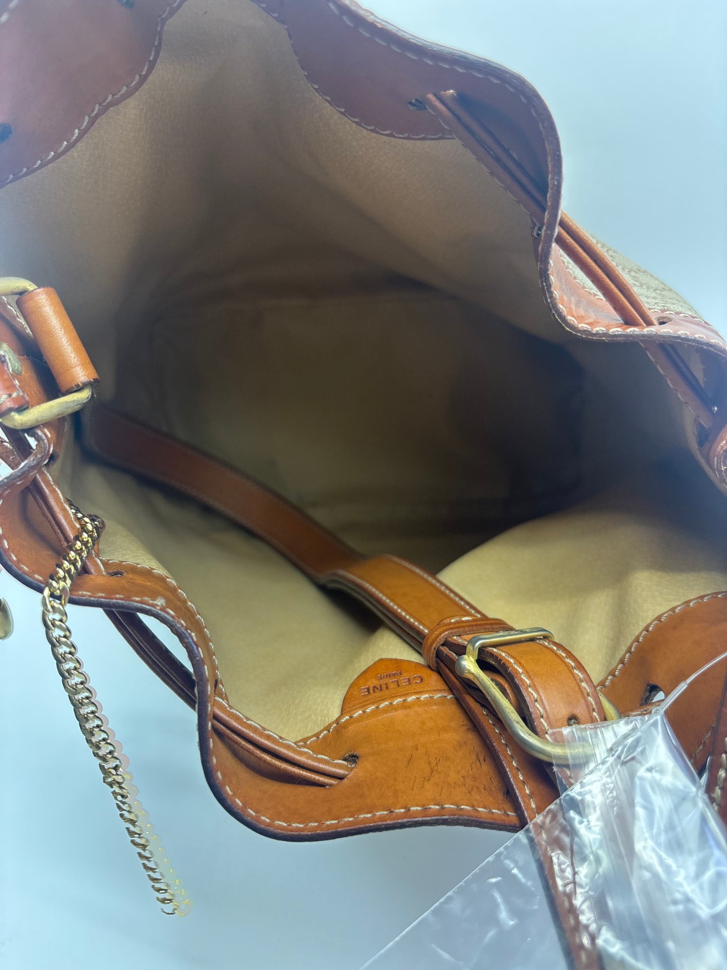 Vintage Celine Macadam Bucket Bag