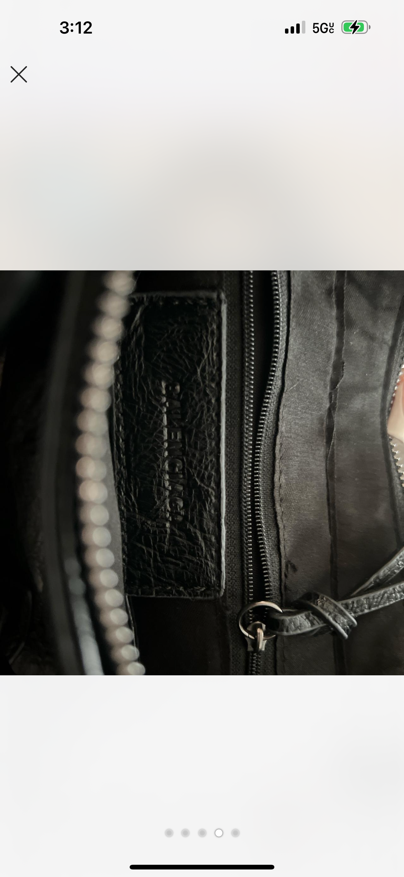 Vintage Balenciaga Classic City Bag – Black Distressed Leather
