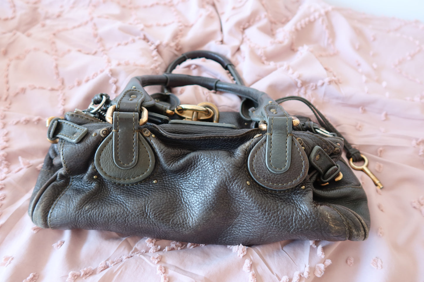 Chloe Paddington Satchel – brown Leather