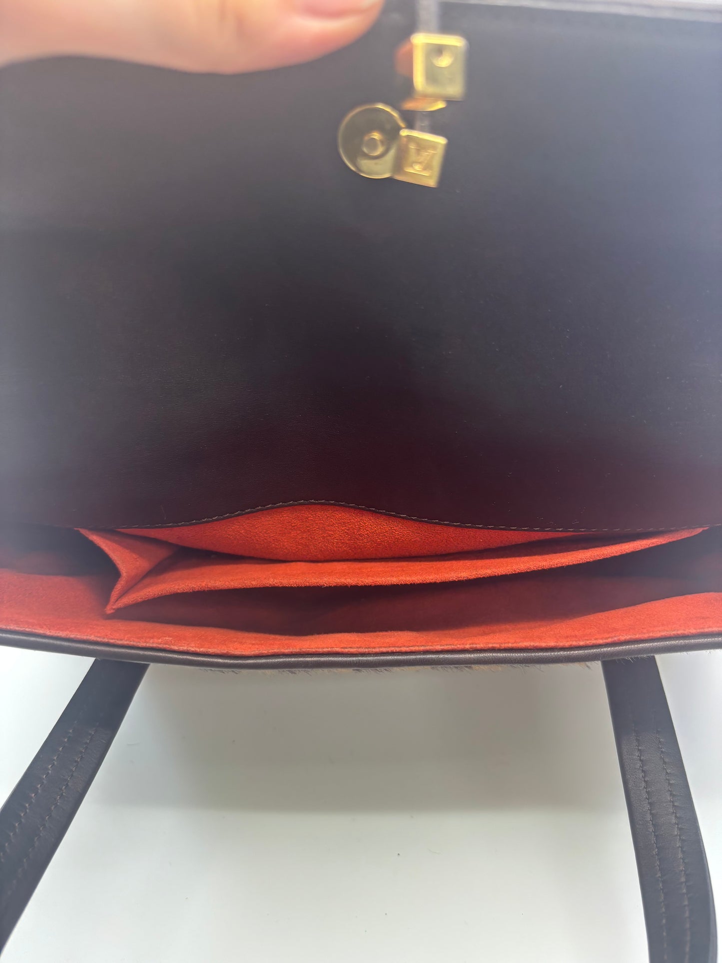 Louis Vuitton Limited Edition Damier Pony Hair Top Handle Bag