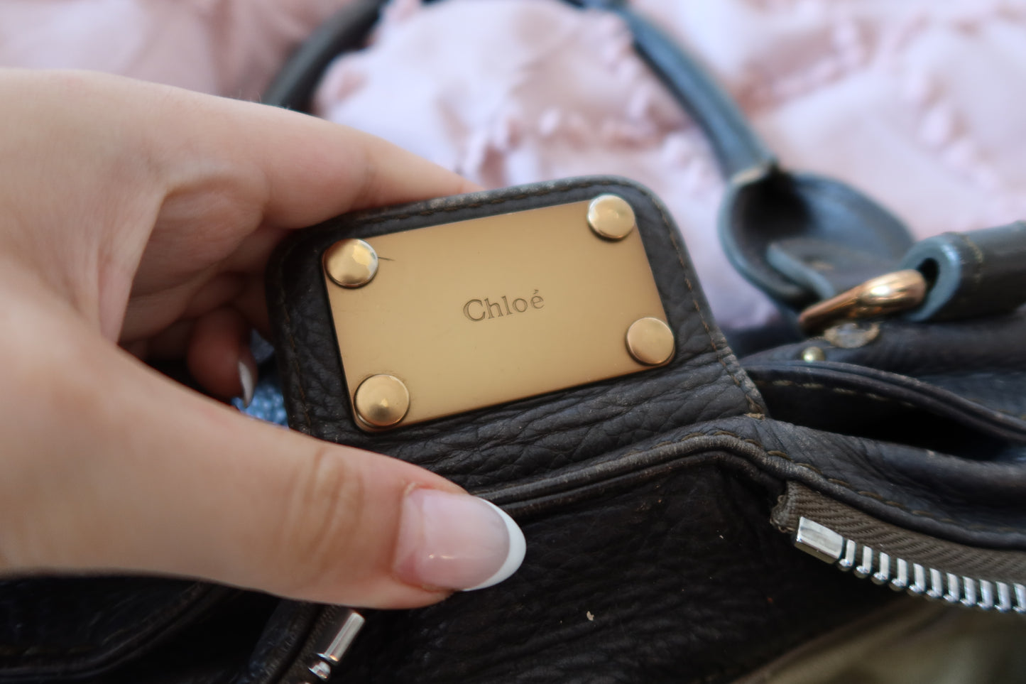 Chloe Paddington Satchel – brown Leather