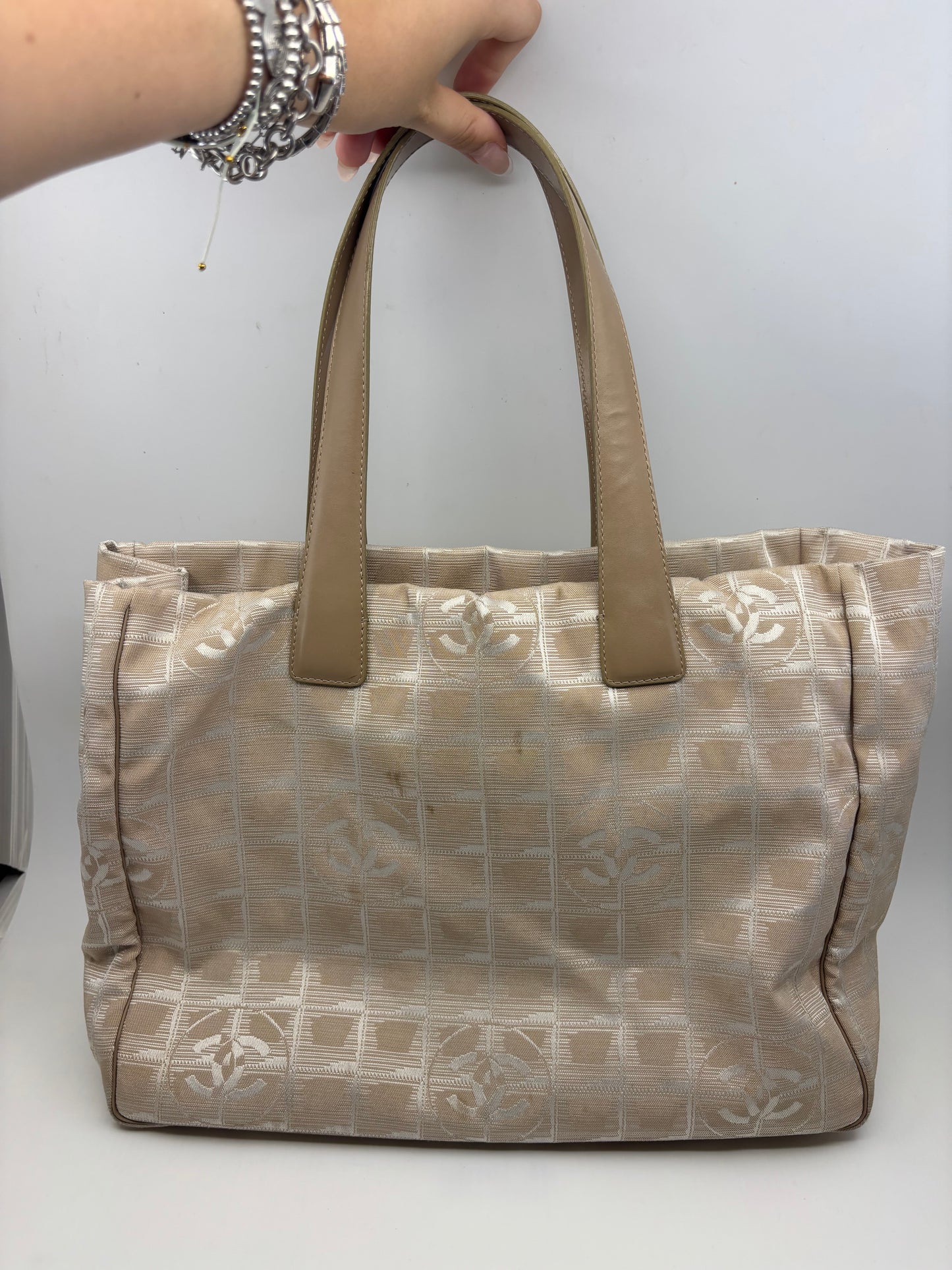Chanel travel line tote bag