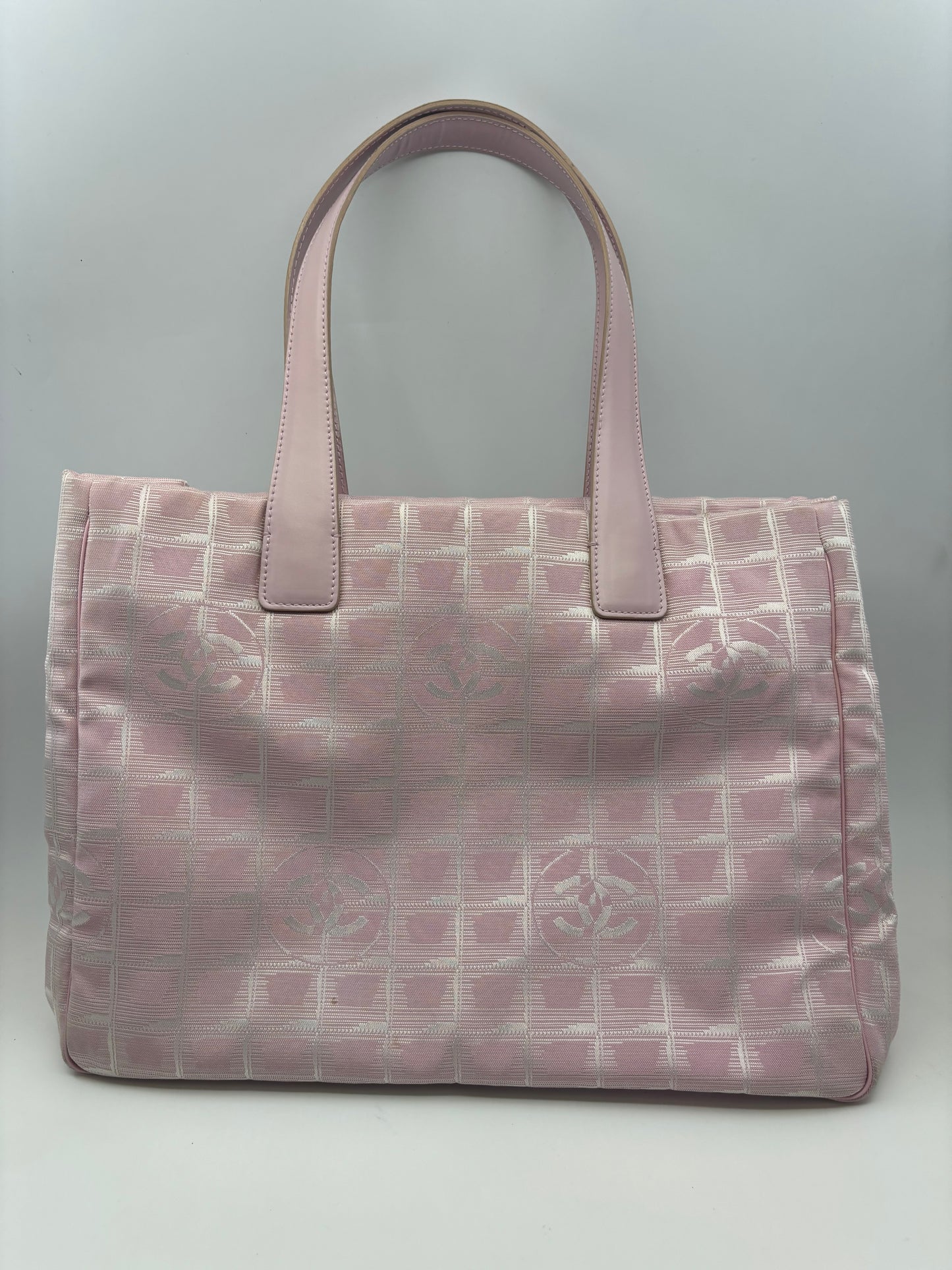 Chanel New Travel Line Jacquard Canvas Tote – Pink Jacquard