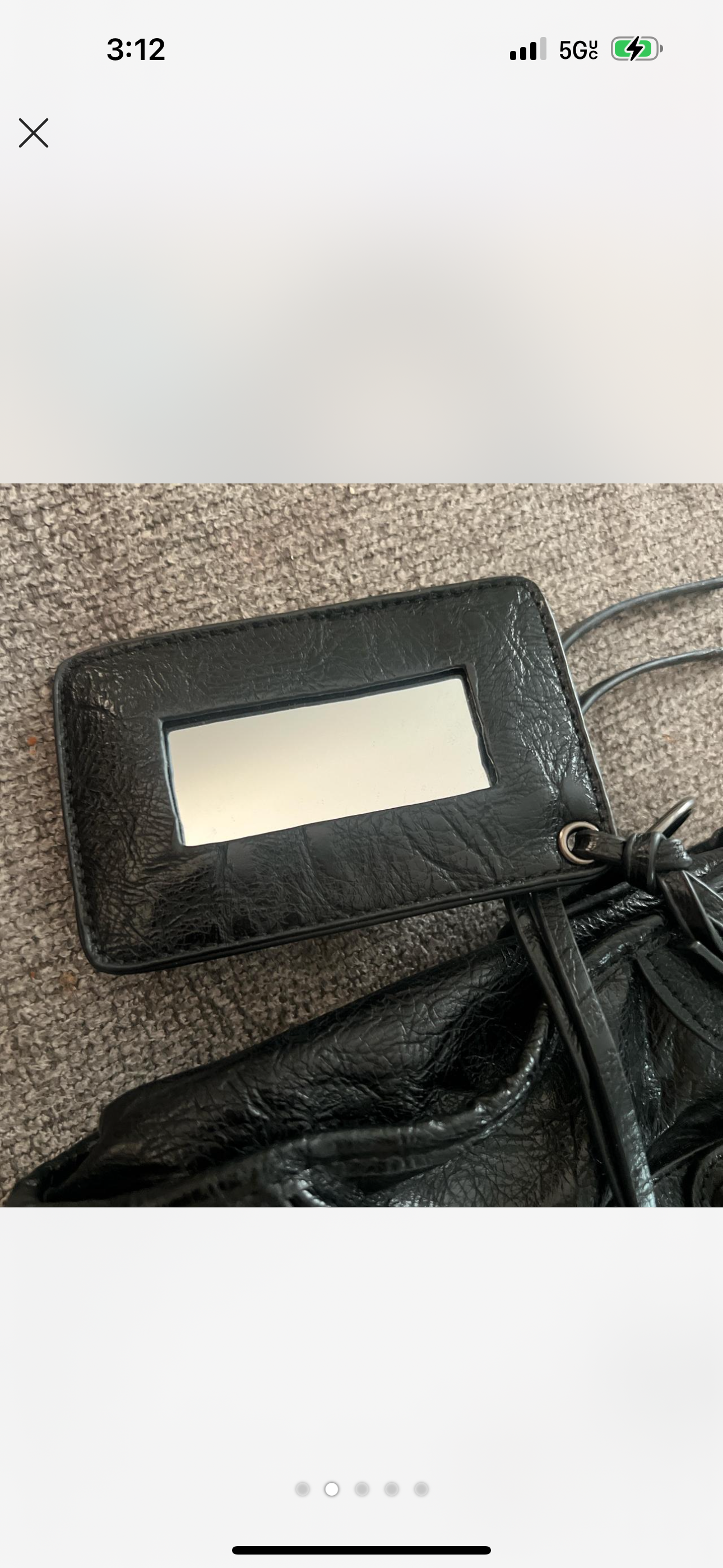 Vintage Balenciaga Classic City Bag – Black Distressed Leather