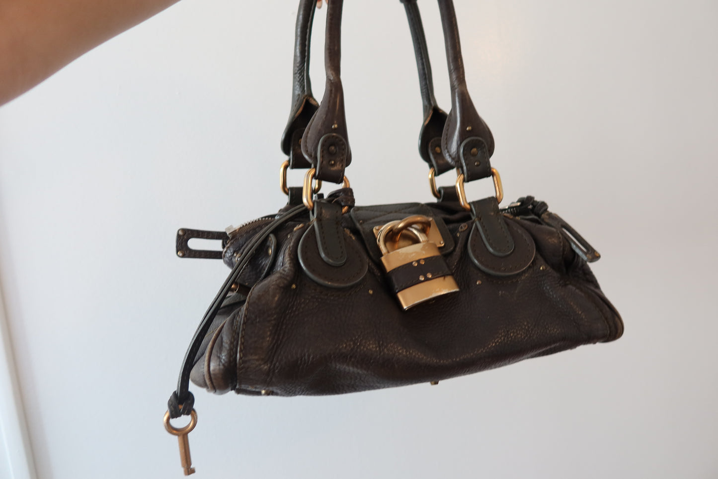 Chloe Paddington Satchel – brown Leather