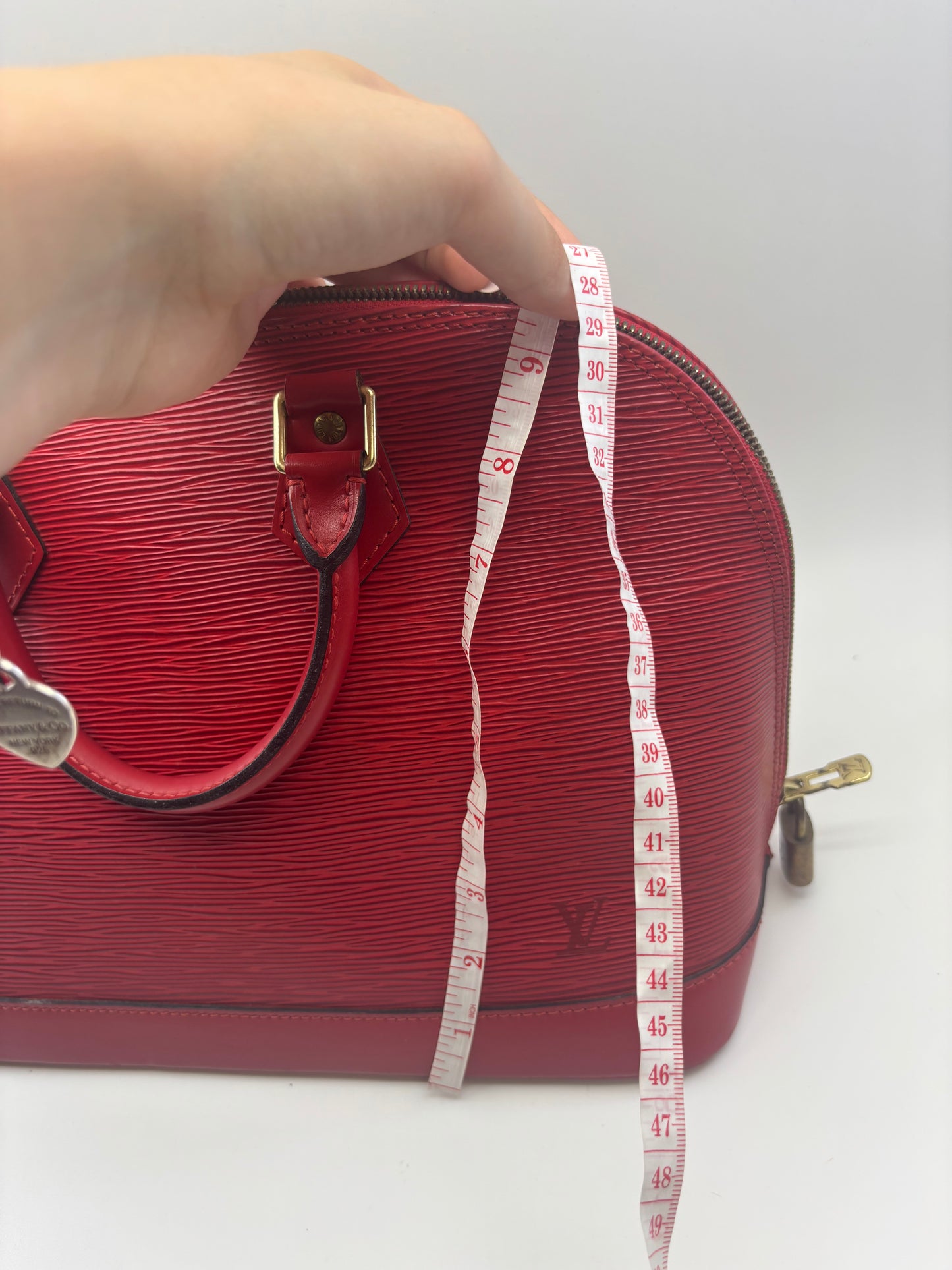 Louis Vuitton Alma PM in Red Epi Leather