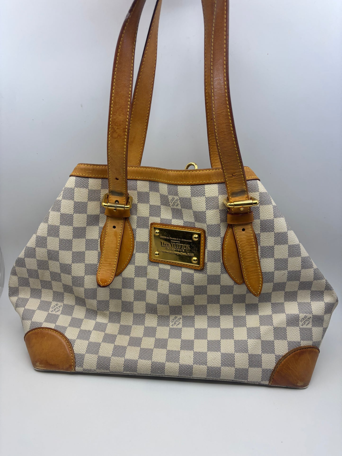 Louis Vuitton Damier Azur Hampstead MM Tote