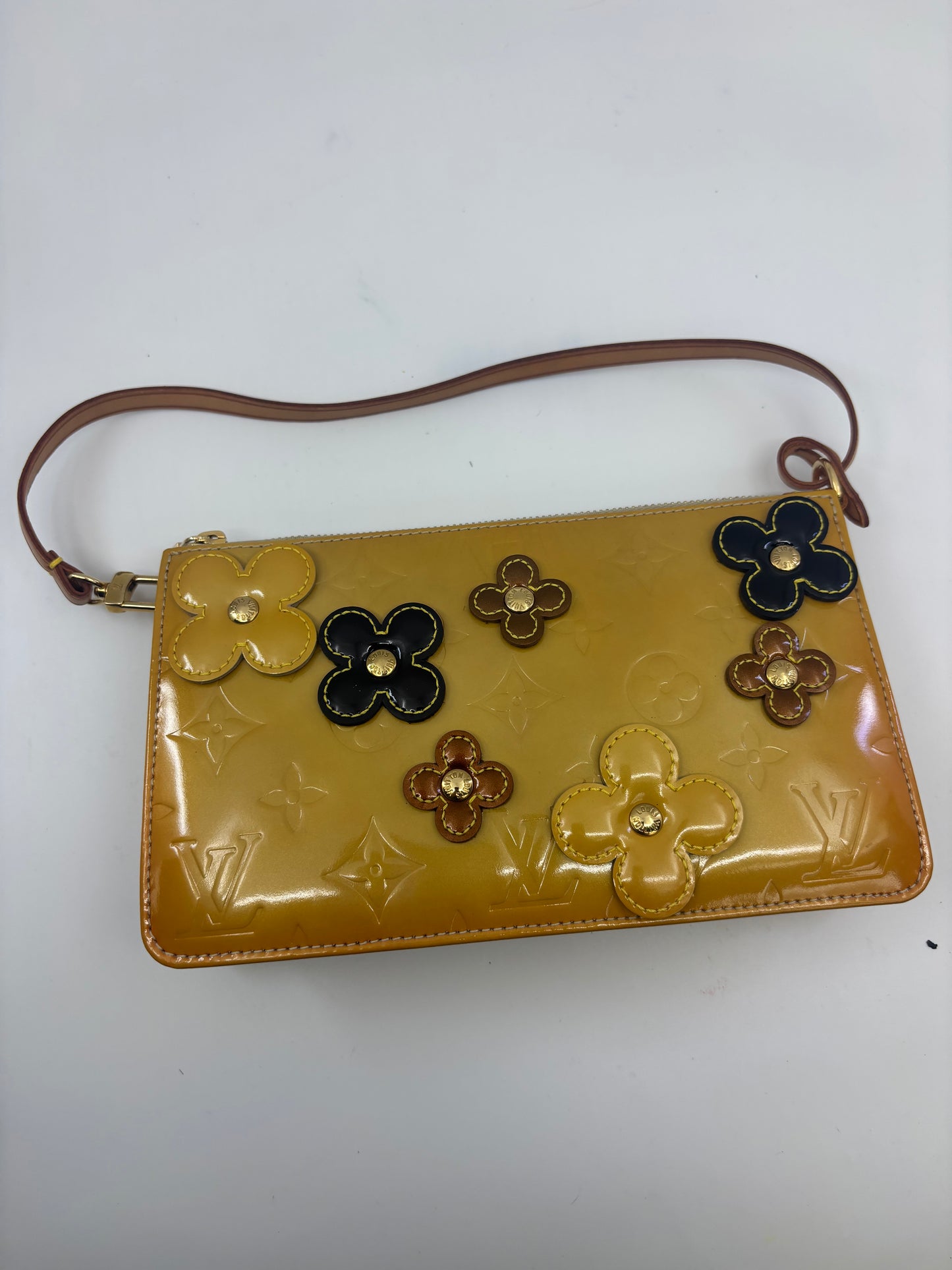 Louis Vuitton Monogram Vernis Fleur Pochette – Limited Edition