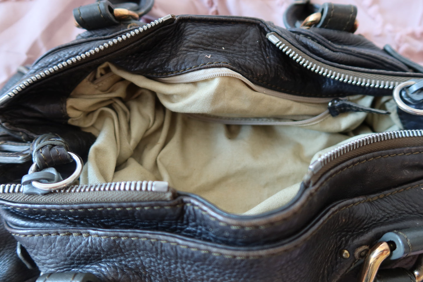 Chloe Paddington Satchel – brown Leather