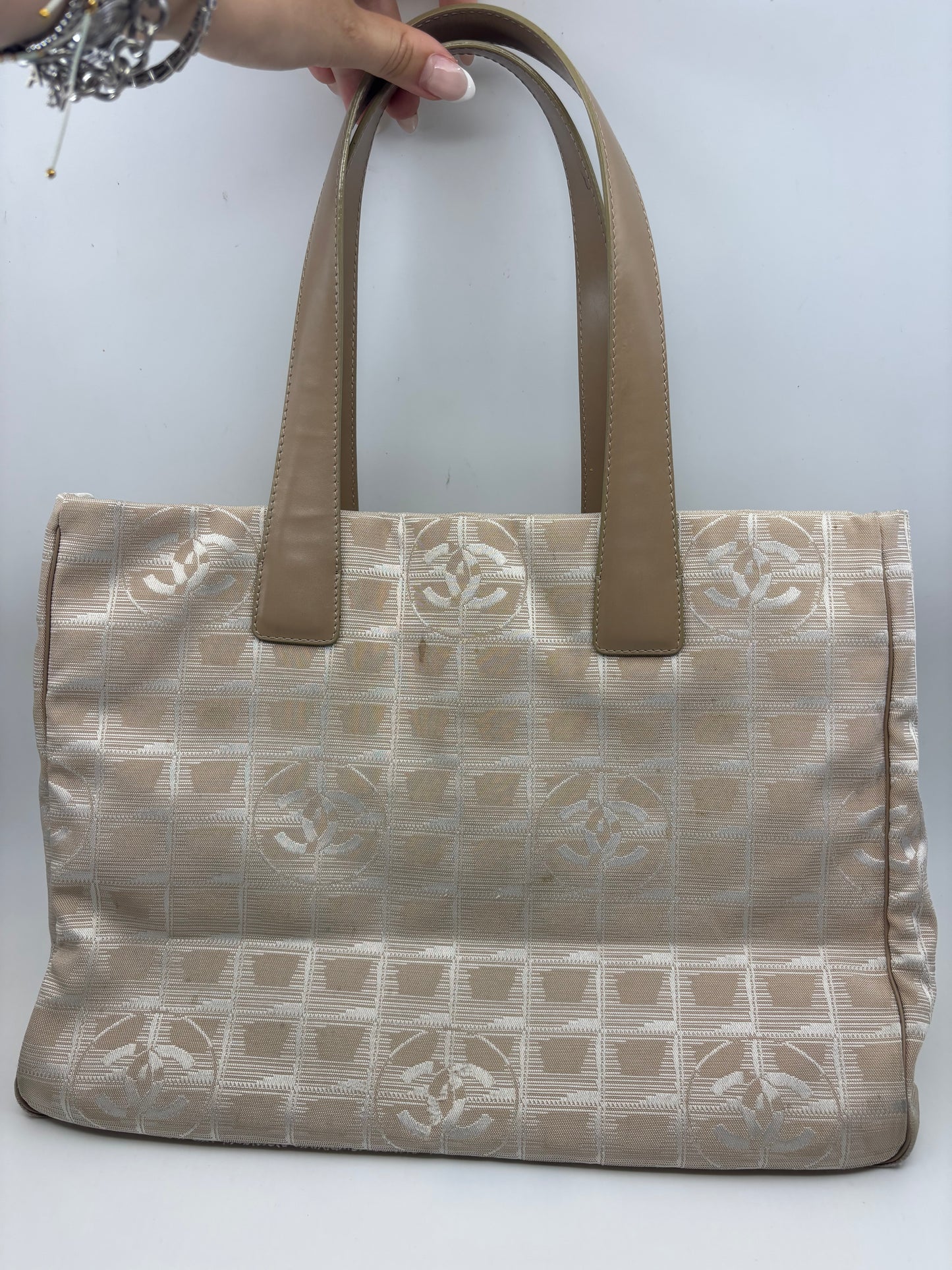 Chanel travel line tote bag