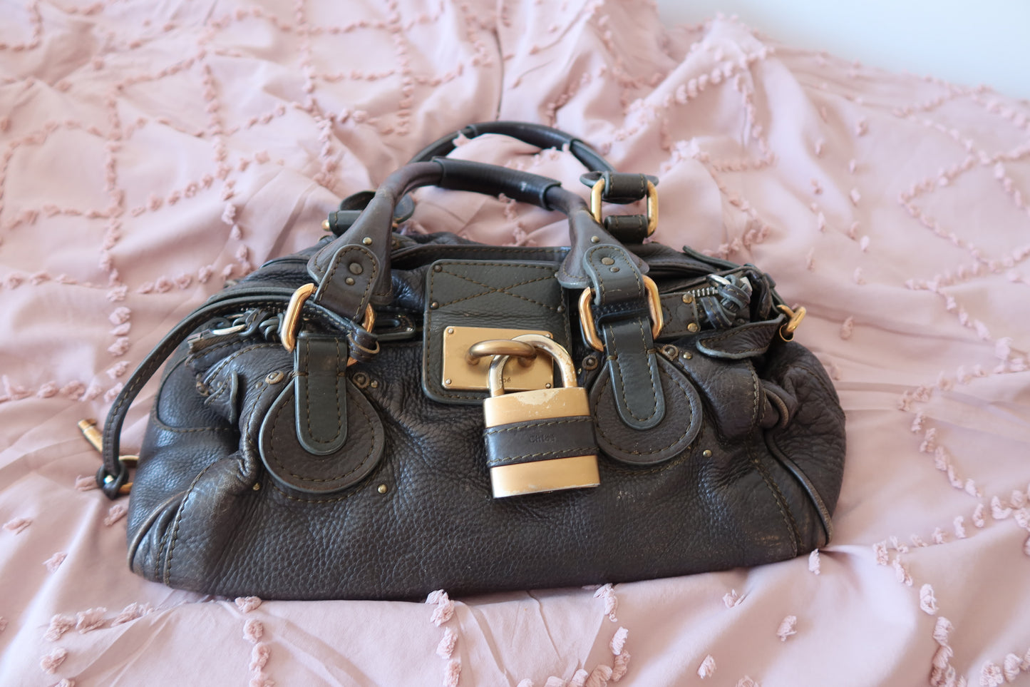 Chloe Paddington Satchel – brown Leather