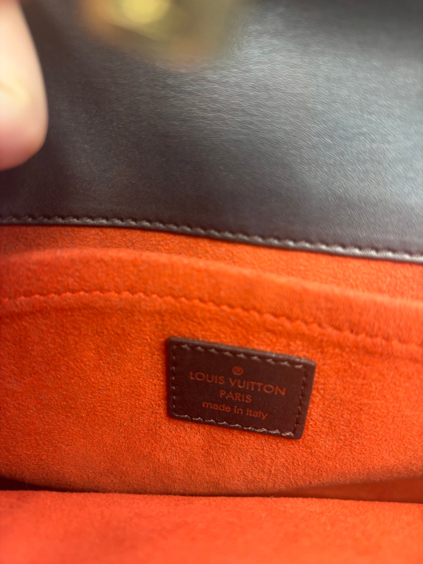 Louis Vuitton Limited Edition Damier Pony Hair Top Handle Bag