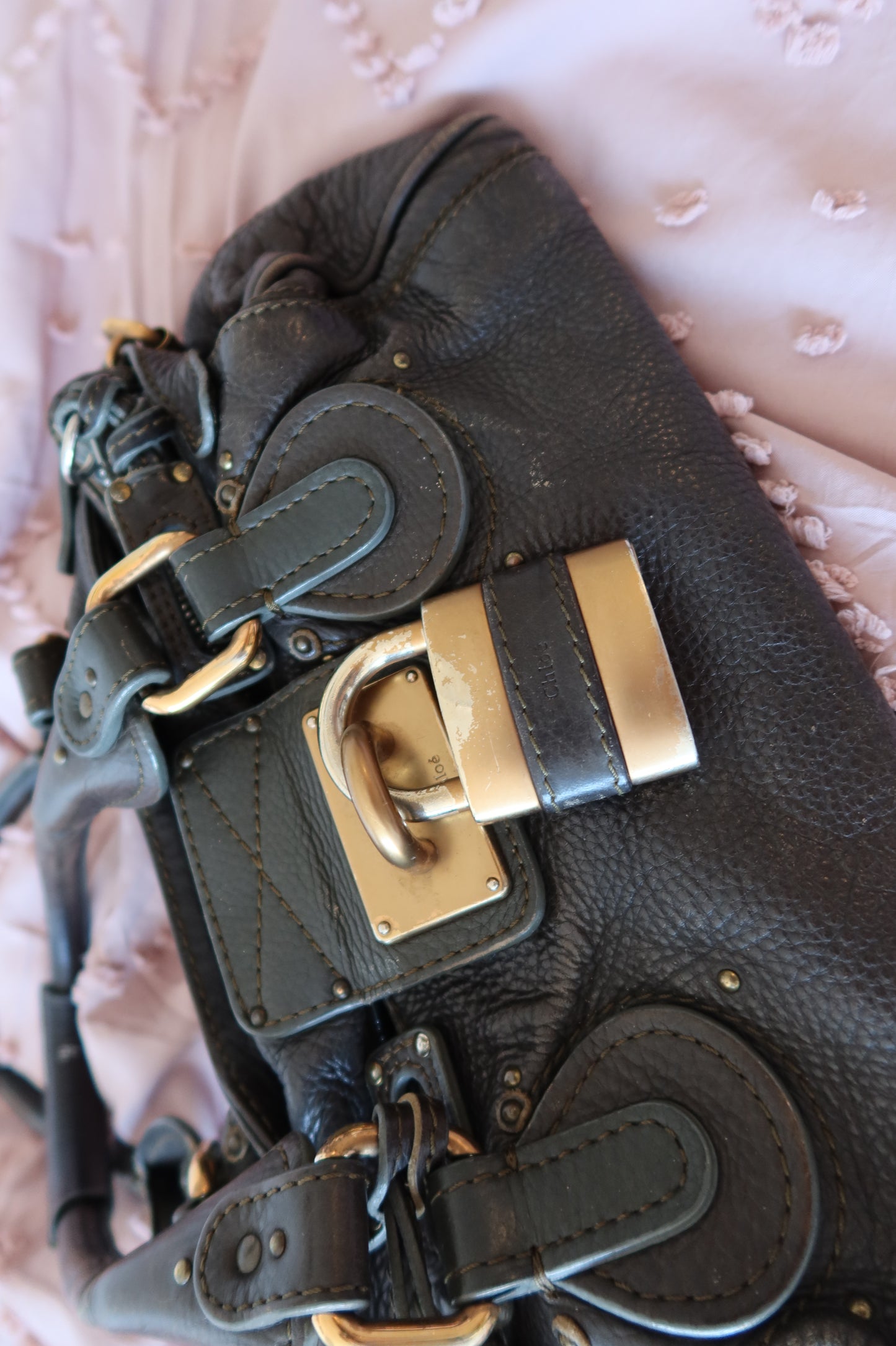 Chloe Paddington Satchel – brown Leather
