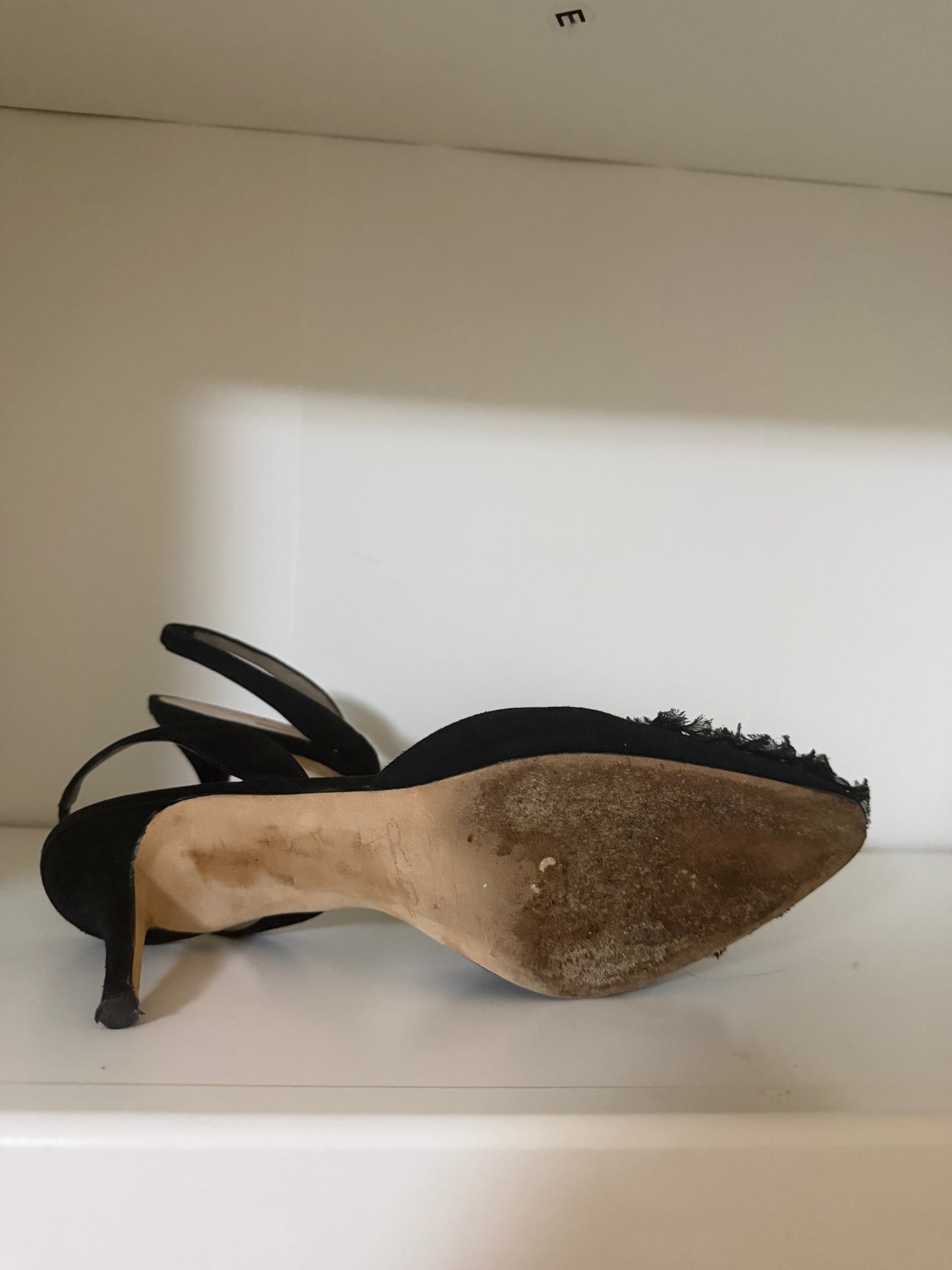 Oscar de la Renta Embellished Slingback Kitten Heels