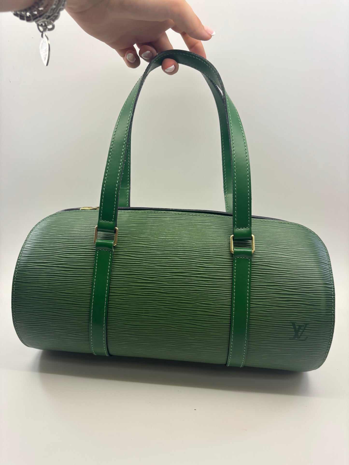 Louis Vuitton Green Epi Leather Papillon 26