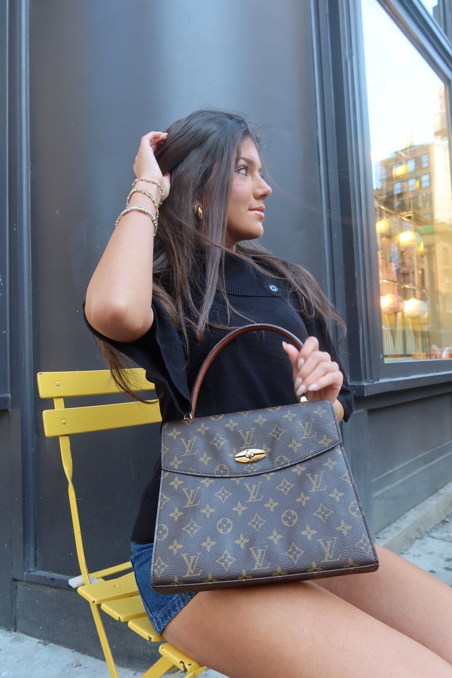 Louis Vuitton Monogram Deauville Top Handle