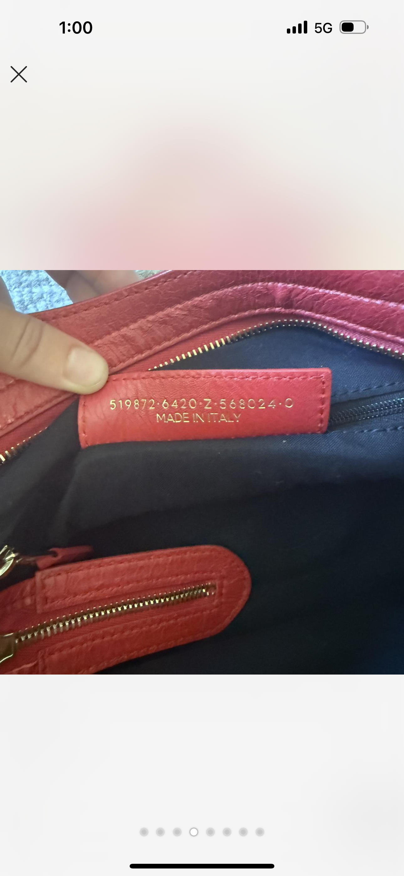 Balenciaga Classic City Bag – Red Leather with Gold Hardware