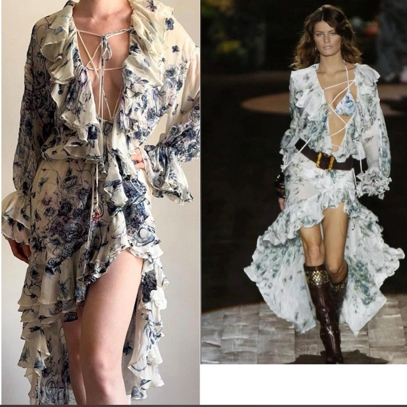 Roberto Cavalli Spring/Summer 2005 Runway Dress