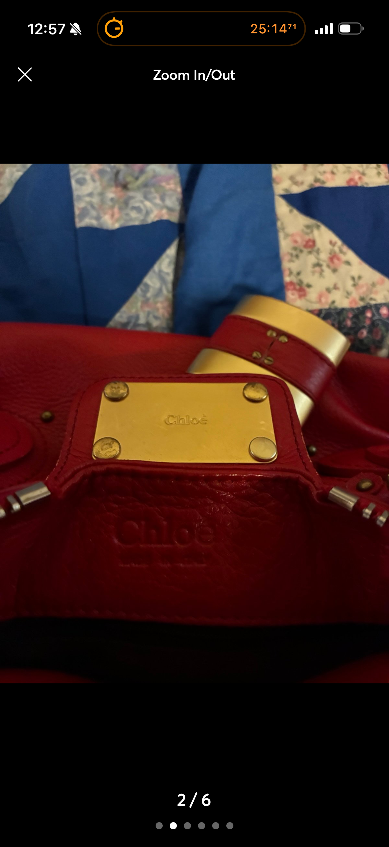 Chloé Paddington Bag – Red