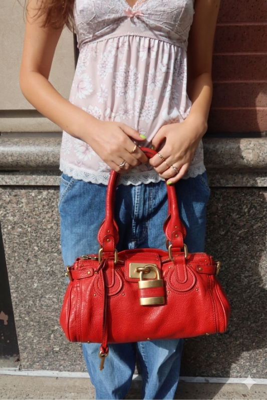 Chloé Paddington Bag – Red
